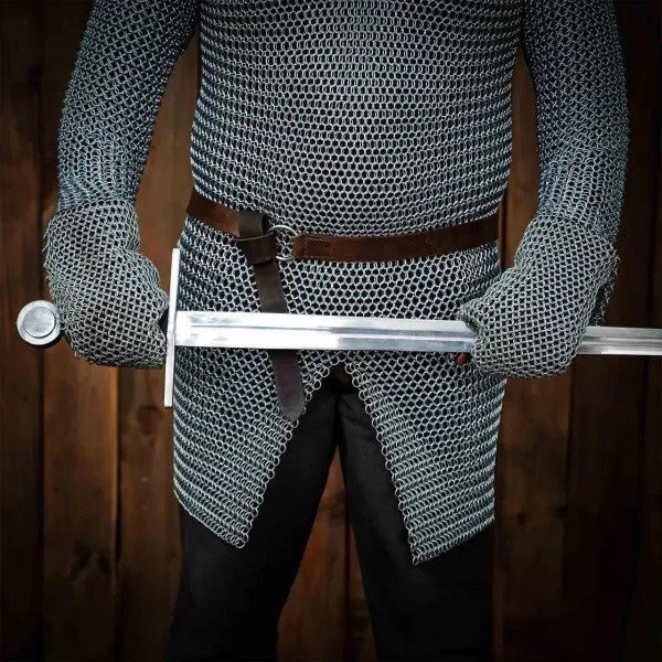 Chainmail Mittens with Sword