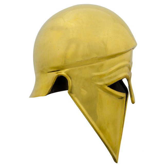 Greek Corinthian Helmet - Brass