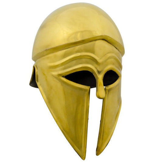 Greek Corinthian Helmet - Brass