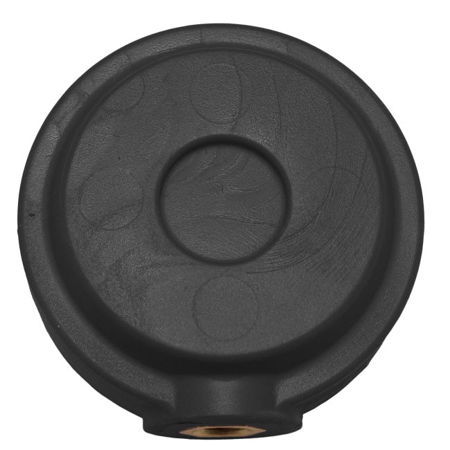 Synthetic Wheel Pommel - Black