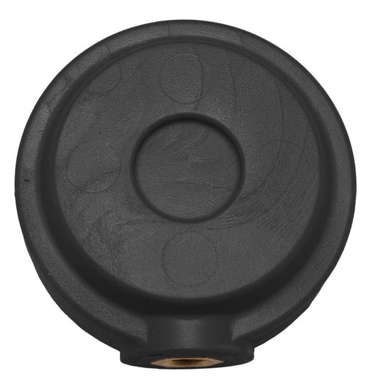 Synthetic Wheel Pommel - Black