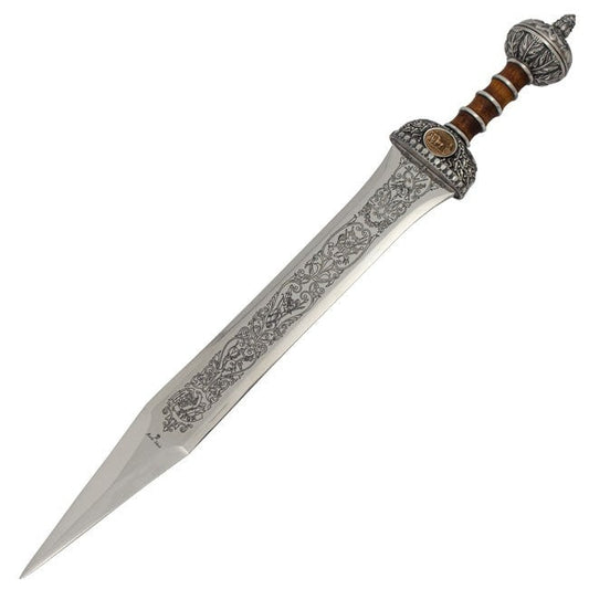 Roman Julius Caesar Gladius - Silver