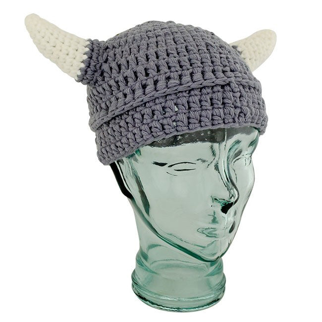 Knitted Viking Helmet Hat – Adult Size