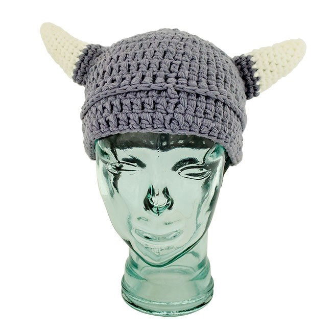 Knitted Viking Helmet Hat – Adult Size