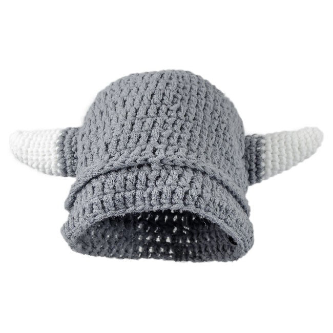 Knitted Viking Helmet Hat – Adult Size